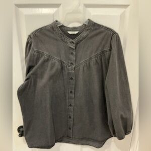 XL Charcoal Grey denim shirt